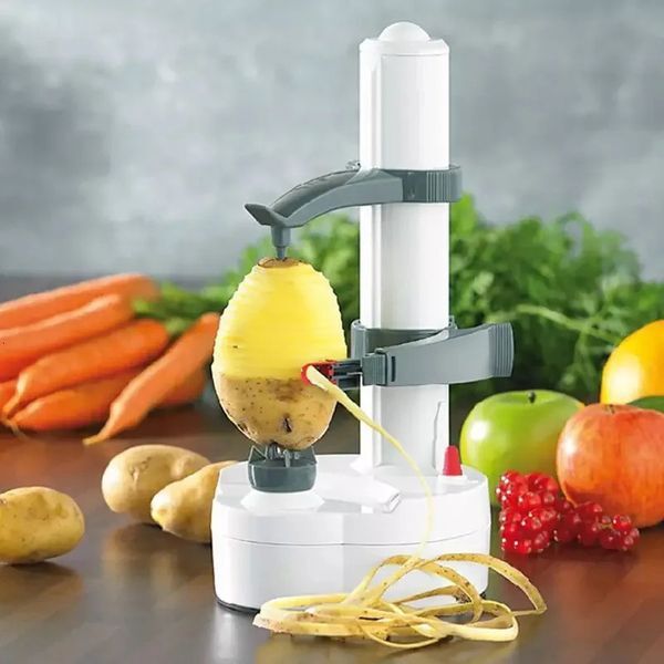 Electric Automatic Peeler – Multifunction Stainless Steel Fruit & Vegetable Peeler Machine | Fast Potato Cutter Kitchen Tool (Model 240105)