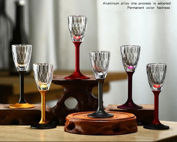 Luxury Crystal Wine Glass – Elegant Bar-Style Clear Glass | Premium Light-Weight Drinkware for Home, Parties & Commercial Use (Model 251218)