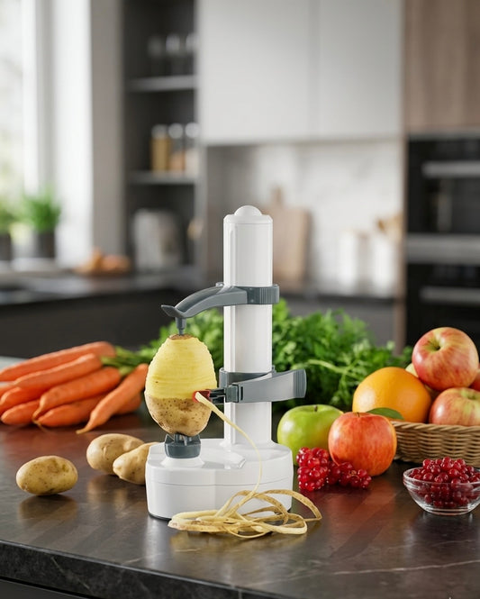 Electric Automatic Peeler – Multifunction Stainless Steel Fruit & Vegetable Peeler Machine | Fast Potato Cutter Kitchen Tool (Model 240105)